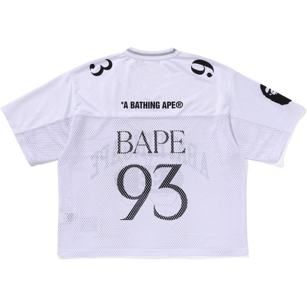 A Bathing Ape Line Camo Multi Logo Relaxed Fit Football Jersey белый