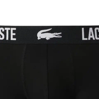 Мужские спортивные боксеры Lacoste Microfiber Trunks 3P - black