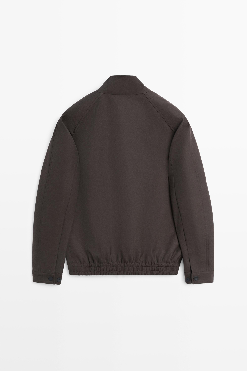 Massimo Dutti Куртка из 100% высококачественной шерсти, коричневый