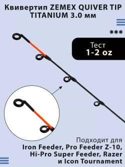 Quiver Tip Titanium 3.0 мм квивертип для фидера