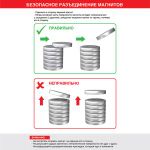 Неодимовый магнит диск 45х30мм, сцепление 100кг REXANT