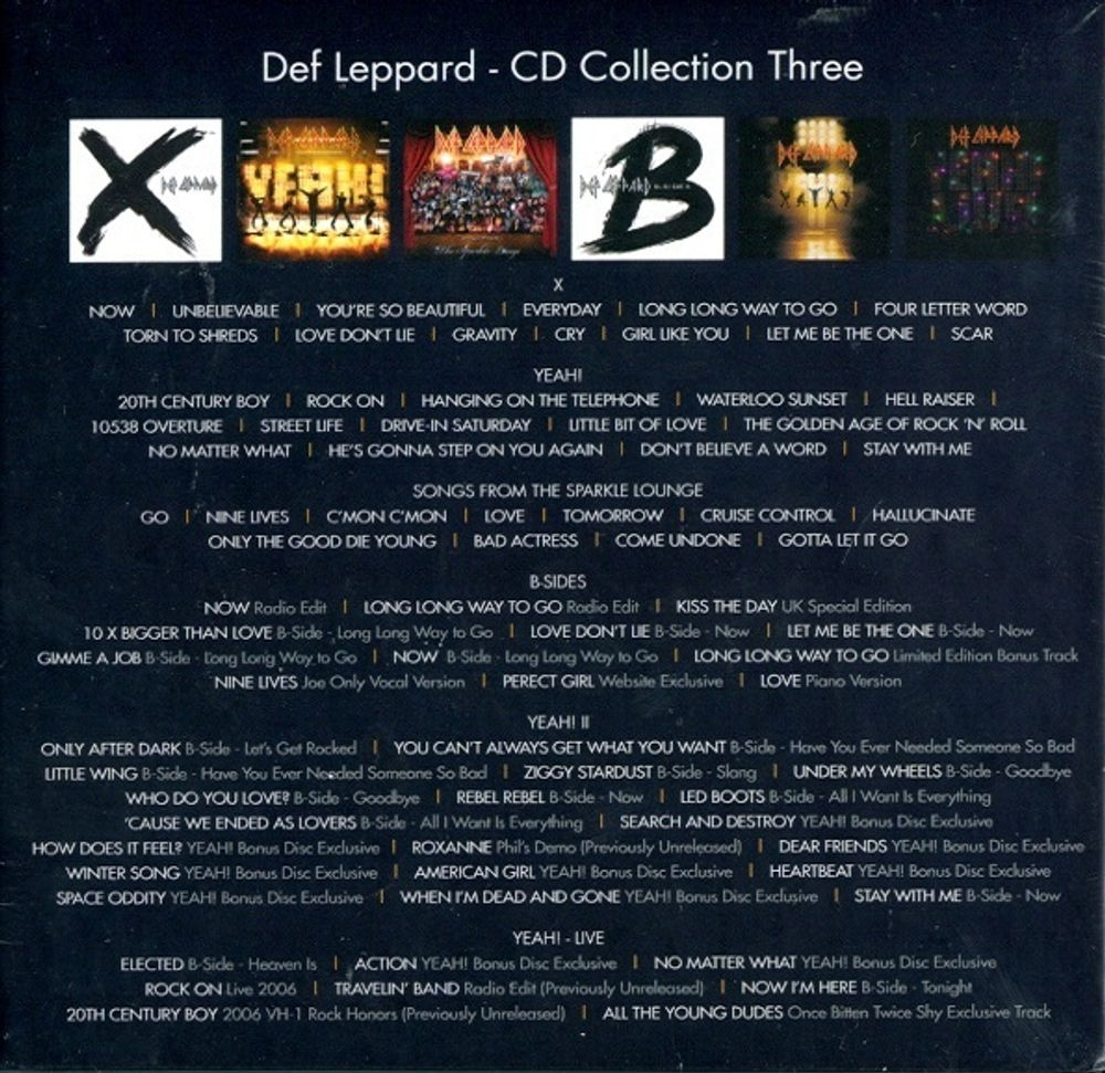 Комплект / Def Leppard: CD Collection Volume 1, 2, 3 (Limited Edition)(19CD+CD Single)