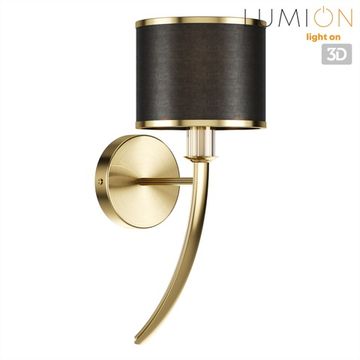 Бра 1*E14 8406/1W бронза/черный DEMETRA Lumion