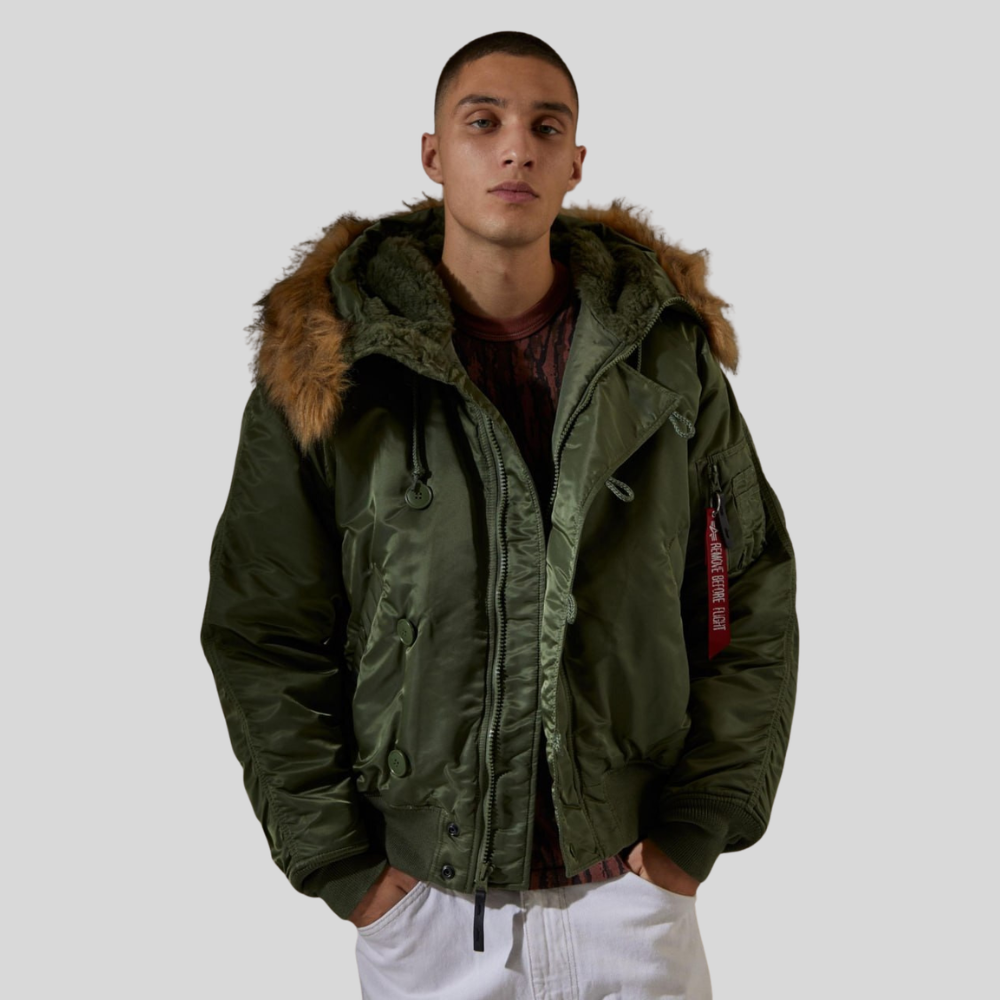 Парка Alpha Industries N-2B Sage Green (Зеленая)