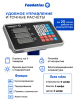 Напольные торговые весы 1000кг/200гр ВТН-1000 Foodatlas Eco