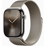 Умные часы Apple Watch S10 42 мм Cell, Natural Titanium, Natural Milanese L