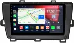 Магнитола для Toyota Prius 30 2009-2015 (левый руль, рамка черная) - Canbox 9210 Qled, Android 10, Быстрая, SIM-слот