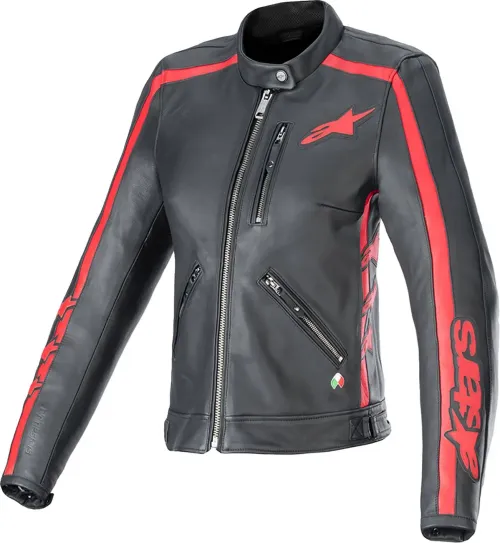 Купить Мотокуртка  Alpinestars Stella Dyno Jacket / Женская / Черно-красный