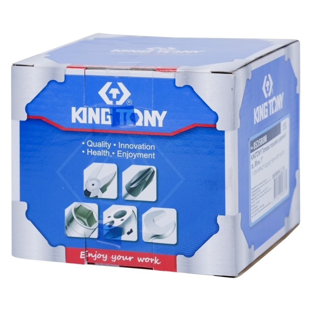 KING TONY (853595M) Головка торцевая ударная шестигранная 1", 95 мм