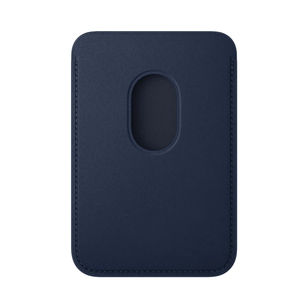 Тканевый чехол-бумажник с поддержкой MagSafe Apple FineWoven Wallet (2023), Deep Blue (Темно-синий)