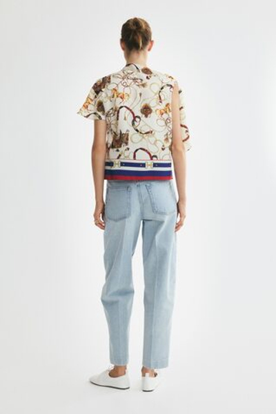 Асимметричный топ со шнуровкой - H&M