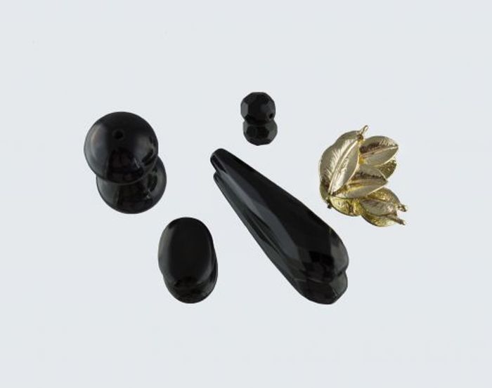 Серьги из Обсидиана