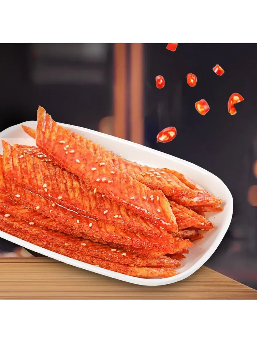 Латяо острая азиатская закуска с кунжутом 70 г * 10 шт
