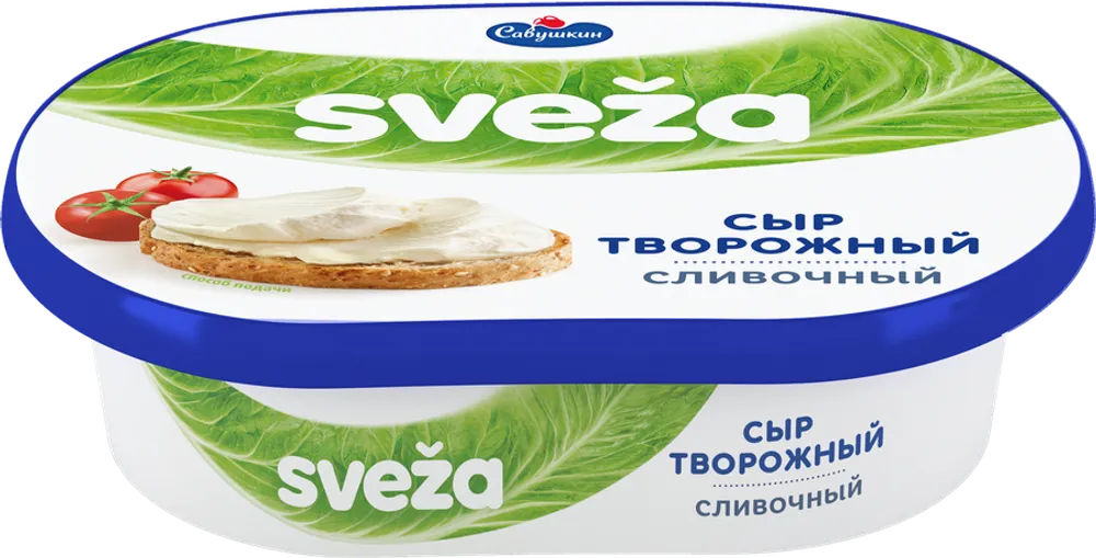 Сыр творожный Савушкин 60% 150г Сливочный