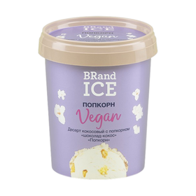 Мороженое Шоколад-кокос-попкорн BRand ICE, 380 г