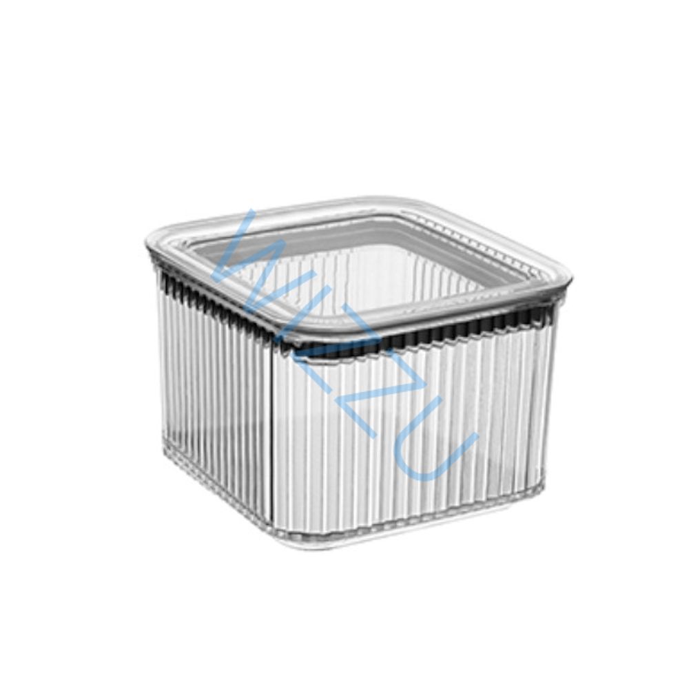 Кон-р вакуум. для сып. продуктов квадратный "Люкс Рим" 0,55 л (45шт)