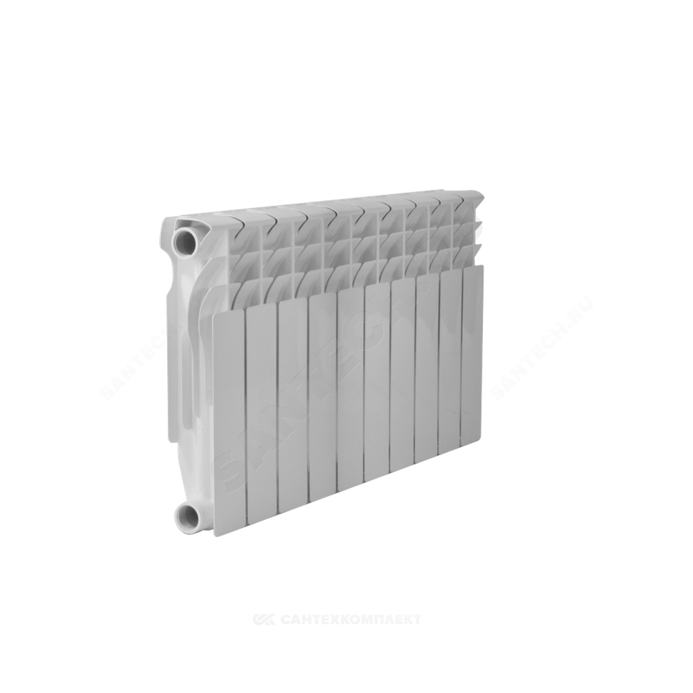 Радиатор биметаллический Ultra Plus 350 12 секций Qну=1260 Вт RAL 9016 (белый) Ogint
