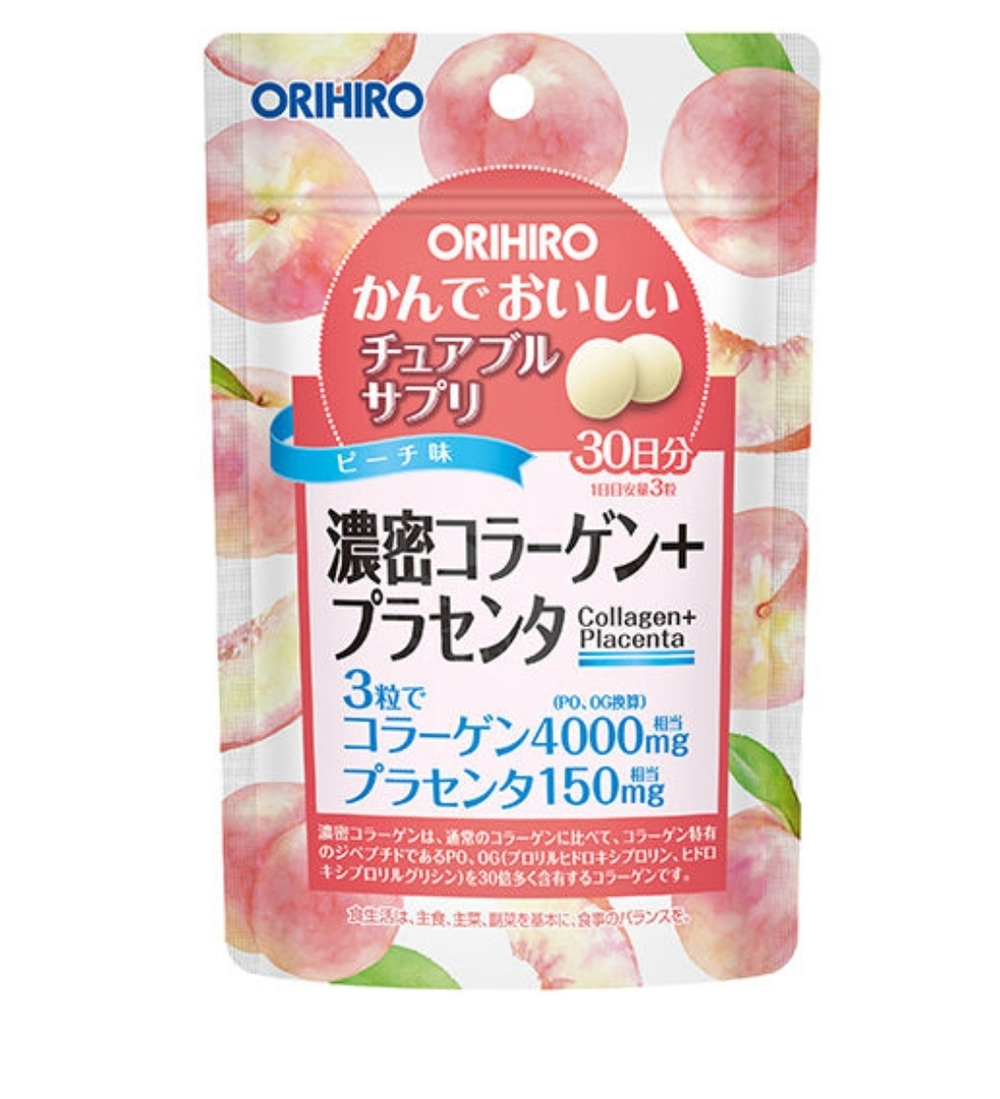 ORIHIRO Delicious - коллаген и плацента в жевательных конфетах