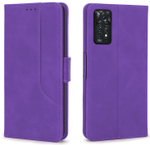 Стильный чехол-книжка из кожи для XIAOMI REDMI NOTE 11 PRO 4G/5G и 12 PRO 4G с отделом для наличных, 3 слотами для карт и подставкой