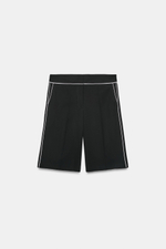 ДЛИННЫЕ ШОРТЫ С КОНТРАСТНОЙ ОТДЕЛКОЙ — ZARA