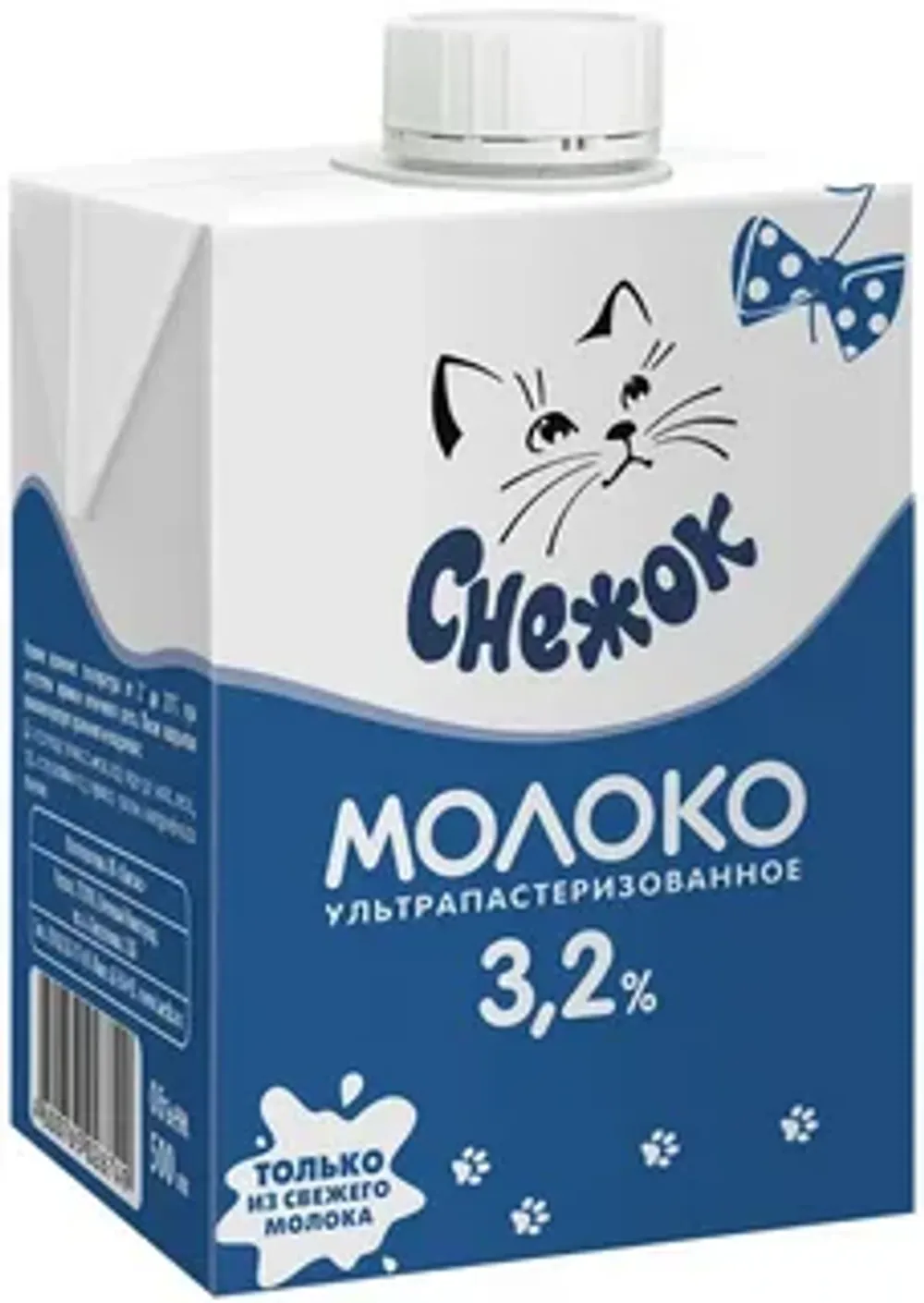 МОЛОКО 3.2% "СНЕЖОК" 0.95мл ТВА
