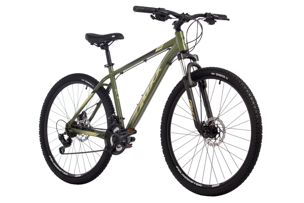 Велосипед 27.5" FOXX CAIMAN р.16" зеленый