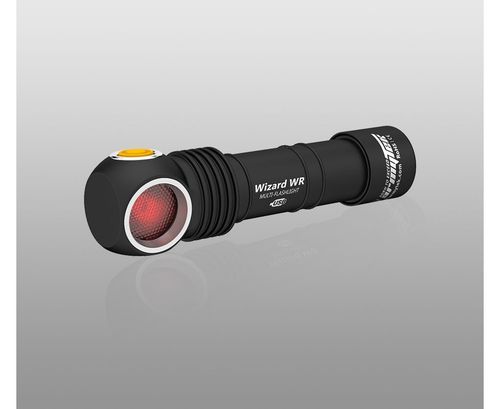 Фонарь налобный Armytek Wizard WR Magnet USB + 18650 / Белый и красный свет / 1300 лм и 320 лм