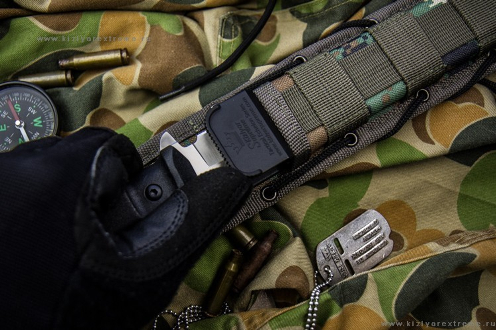 Тактический нож Alpha AUS-8 Stonewash - изображение 6