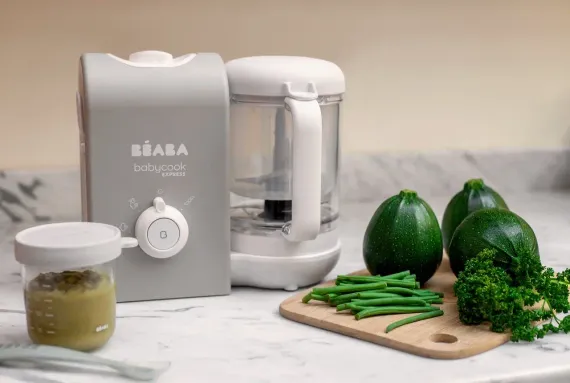 Блендер-пароварка Beaba Babycook Express Velvet Grey
