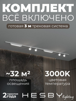Комплект трековый Hesby Lighting Skylite No14 HSBL_kompl_S014_NI3W3K