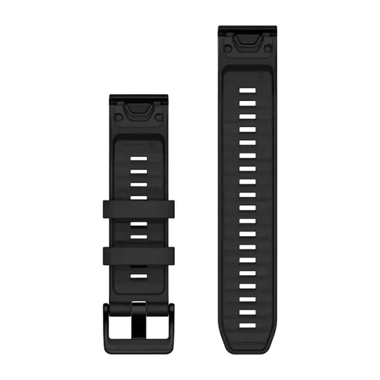 Ремешок Garmin Fenix QuickFit 22 мм, черный силикон, 010-13392-02