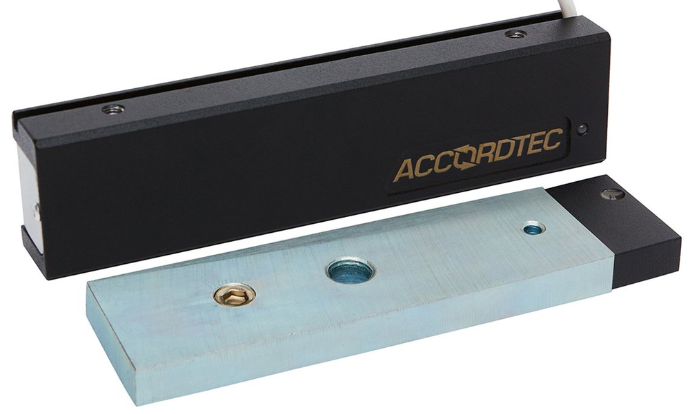 ML-200K-3 Premium Black с уголком Замок электромагнитный AccordTec