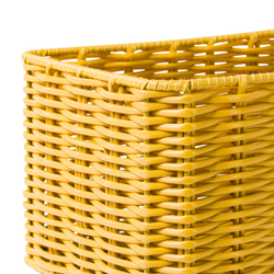 IKEA DJURTRÄNARE  (ИКЕА ДЙУРТРЭНАРЕ)  -  Корзина - тёмно-жёлтая, 18x25x14 см