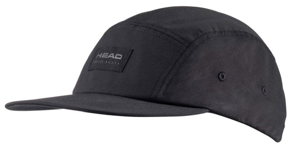 Теннисная кепка Head Five Panel Tour Cap - black