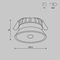 Встраиваемый светильник Maytoni Technical Downlight DL055-8W3K-SEN-W