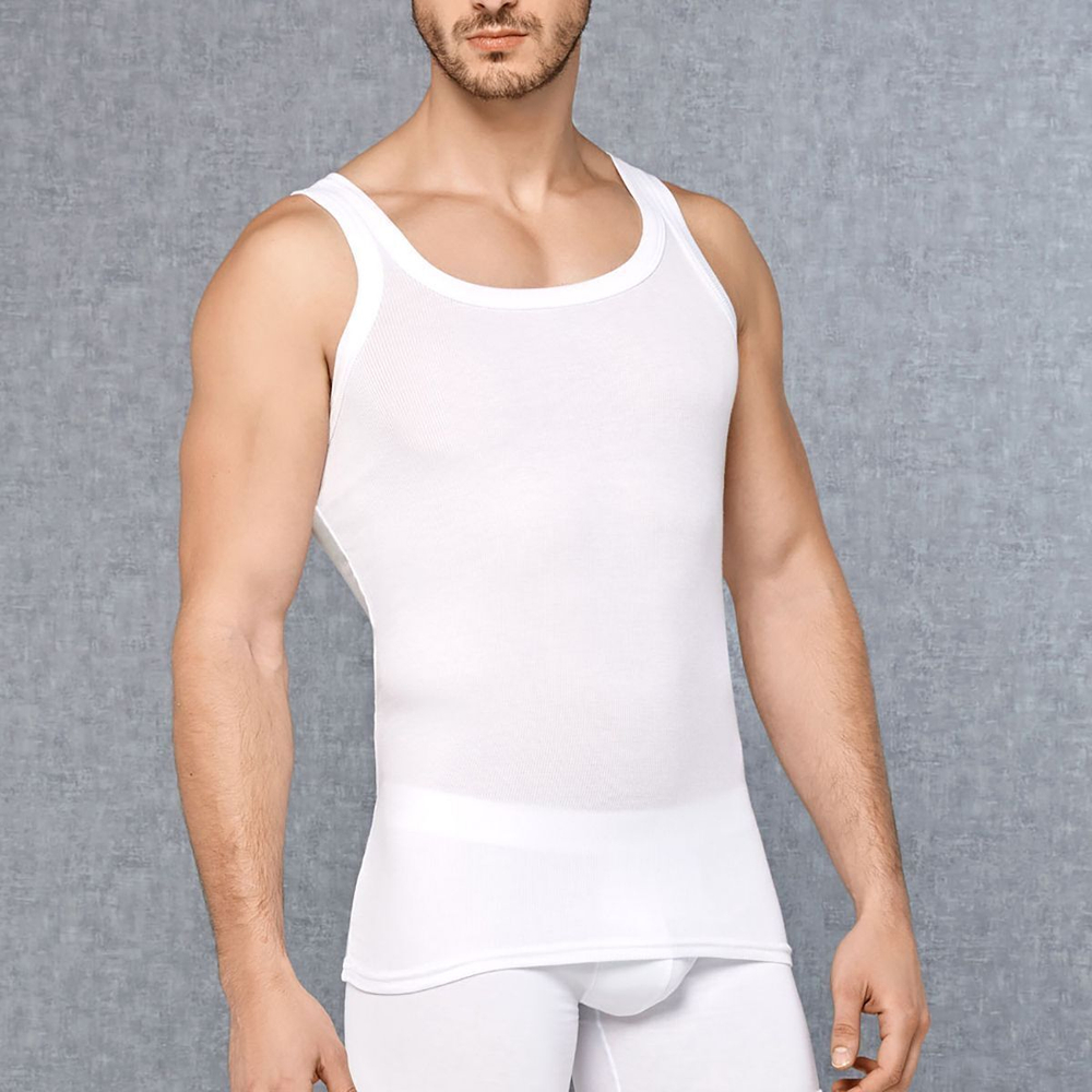 Классическая мужская майка Doreanse Ribbed Modal (Размер: XXL) (Цвет: черный)