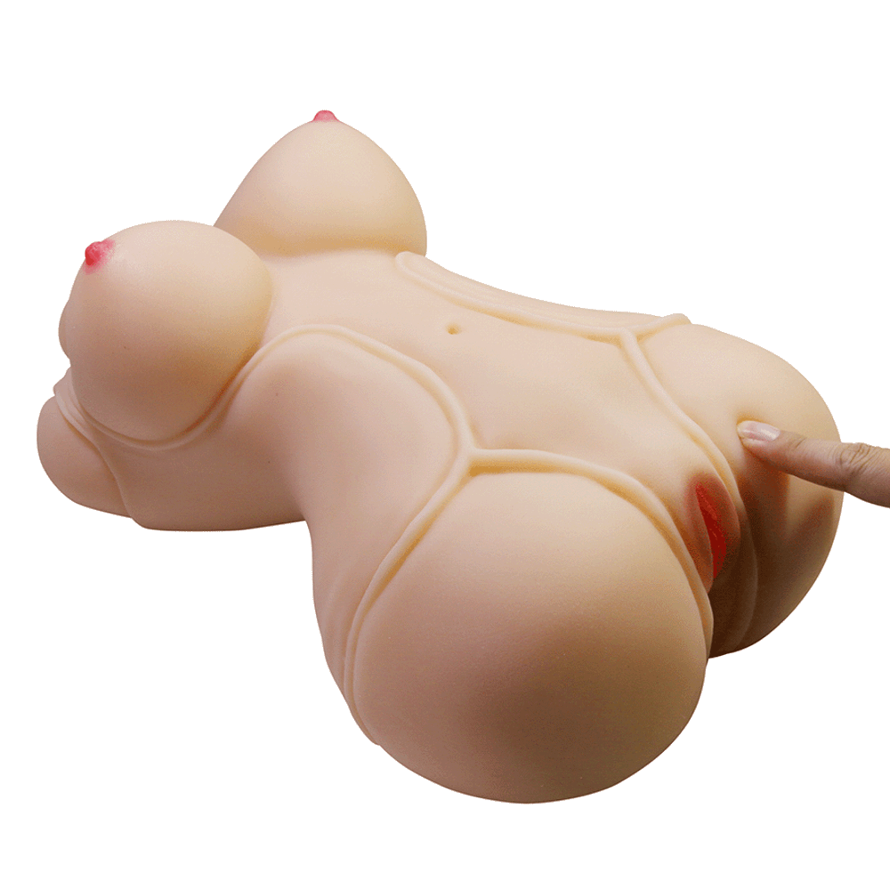 Мастурбатор-торс 37x22x18,5см (вагина и анус) Леди в корсете Crazy Bull Diana Vagina & Anal Masturbator BM-009266N