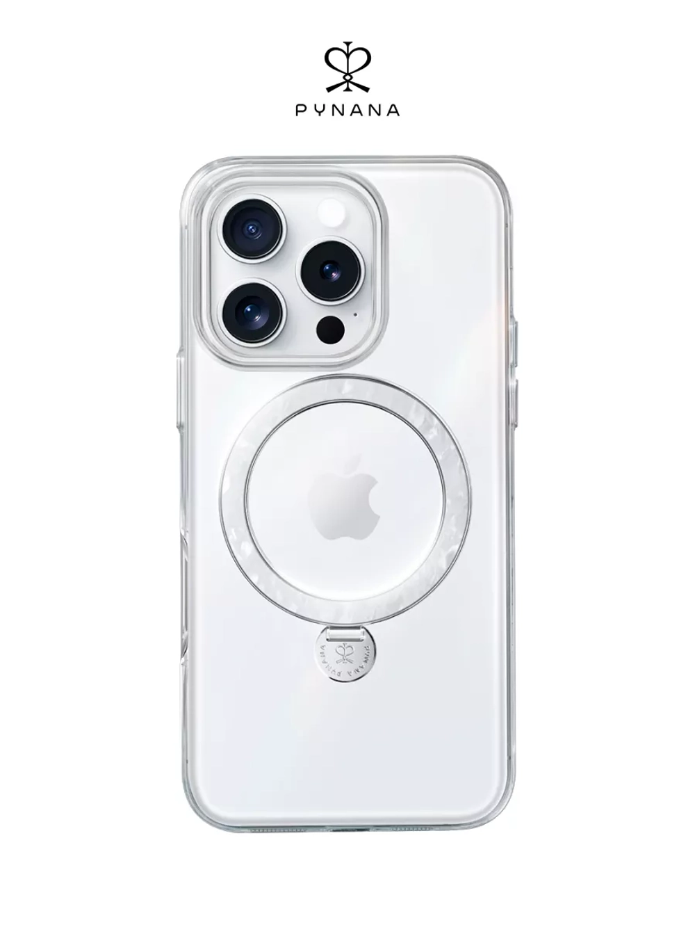 Чехол PYNANA для iPhone 16 Pro перламутр