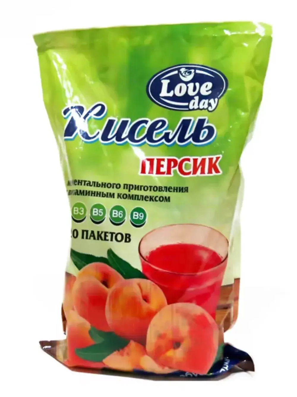 Кисель Love Day Персик 30 г * 20 шт в 1 упаковке