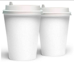 Стаканчик бумажный для Cake to go, 0.3л, белый