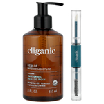 Cliganic, Dose of Intense Moisture™, набор для ухода за ресницами и бровями с органическим касторовым маслом, 237 мл (8 жидк. унций)