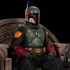 Boba Fett on Throne - Star Wars - Iron Studios