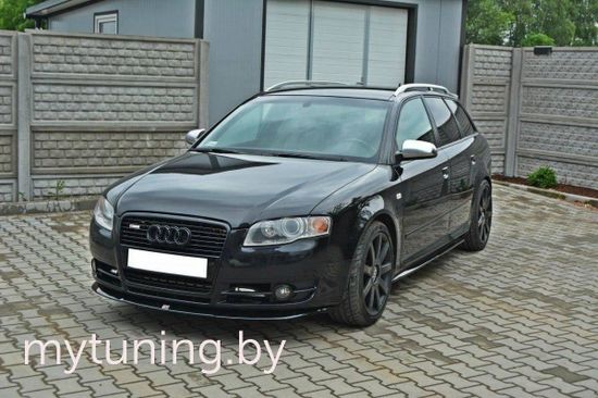 Накладка на бампер передний для AUDI A4 B7 (04-07)