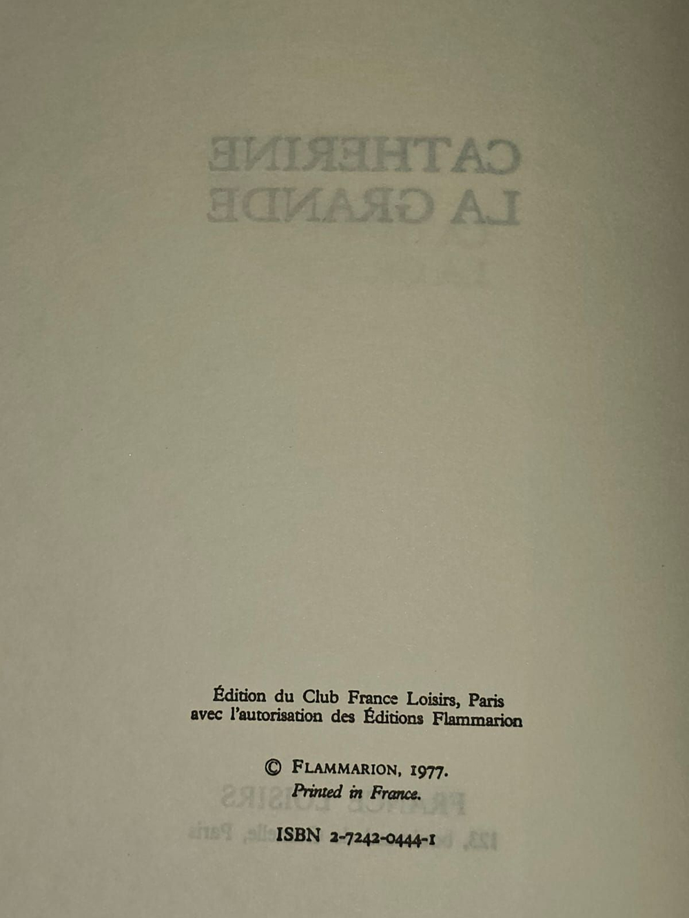 Catherine la Grande/ Екатерина Великая. Труайя Анри