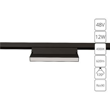 Магнитный трековый светодиодный светильник 13W 4000K A4669PL-1BK чёрный Linea Arte Lamp