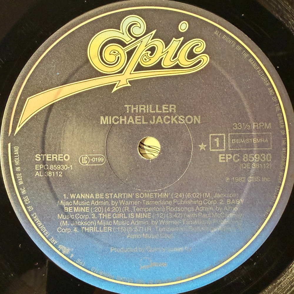 Виниловая пластинка Michael Jackson - Thriller LP