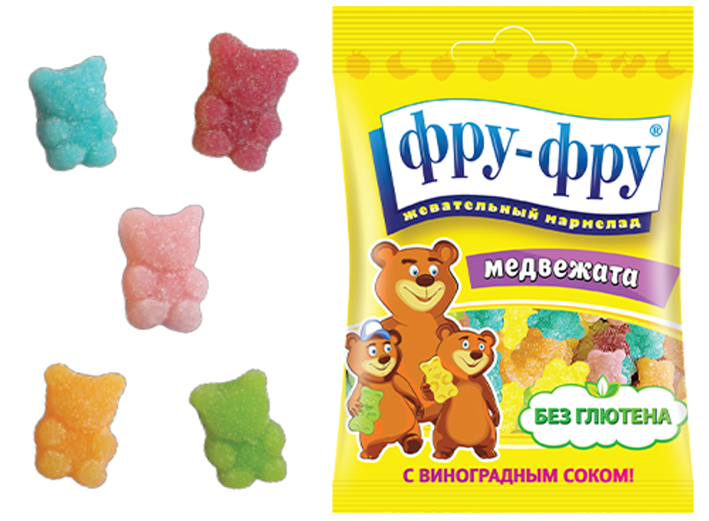 ФРУ-ФРУ МЕДВЕЖАТА жевательный мармелад 30 г