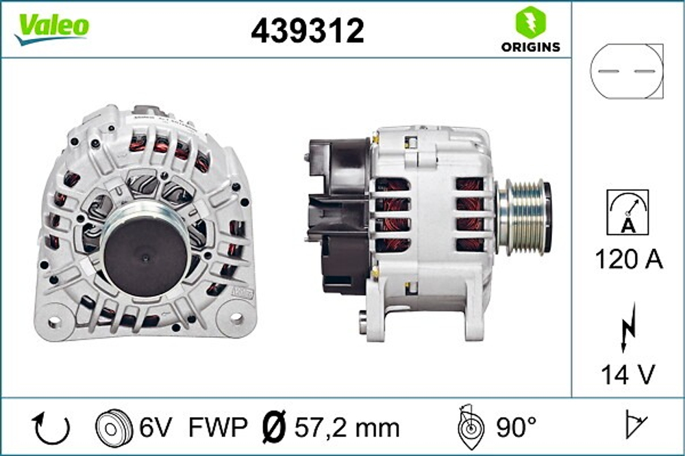 VALEO - 439312-VAL - Alternator