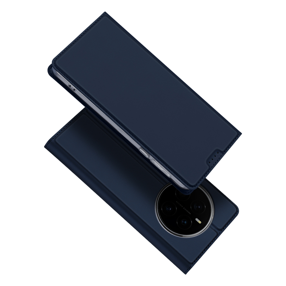 Чехол книжка из PU кожи синего цвета от Dux Ducis для Honor Magic 7 Pro, серия Skin Pro Series Case