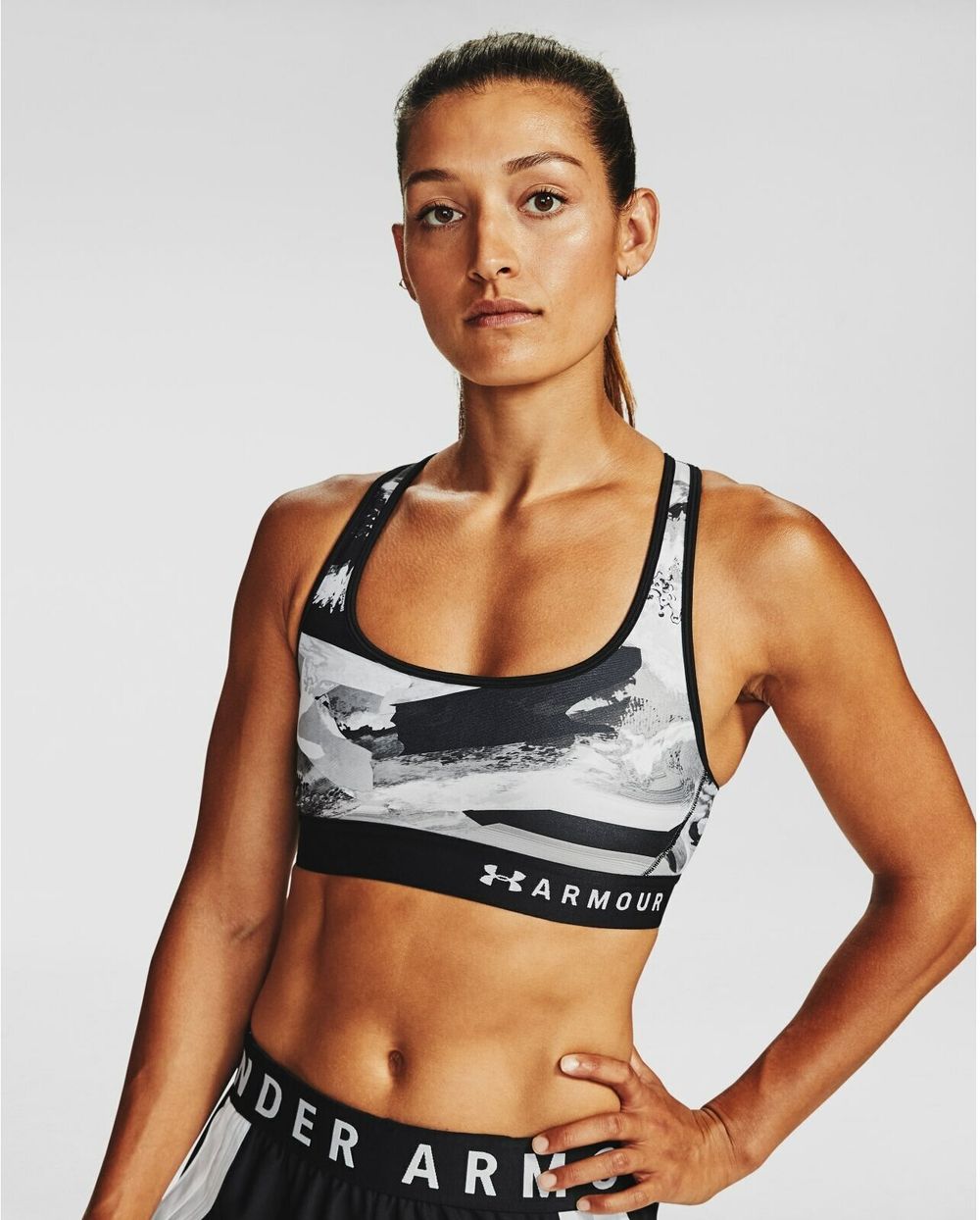 Топ Armour Mid Crossback Printed Bra